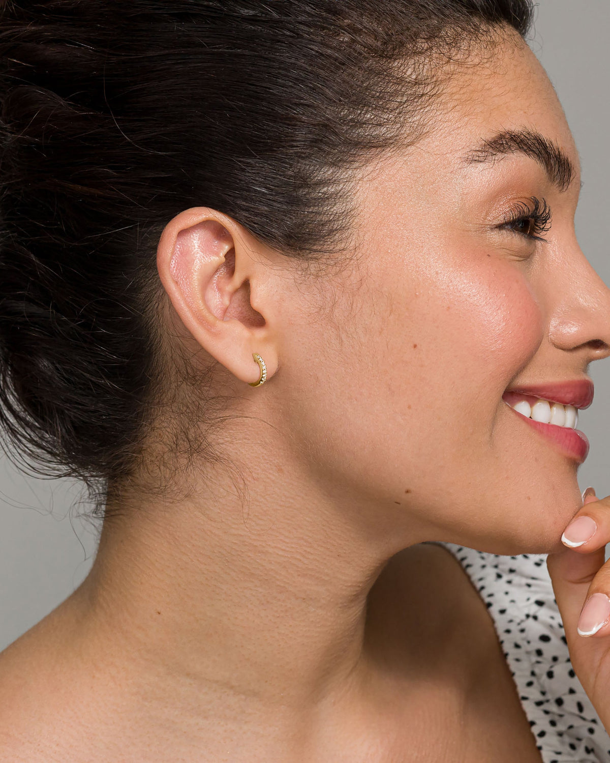 Josephine Huggie Earrings