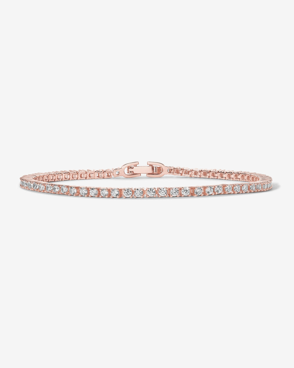 Dainty Round Cubic Zirconia Tennis Bracelet