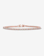 Dainty Round Cubic Zirconia Tennis Bracelet