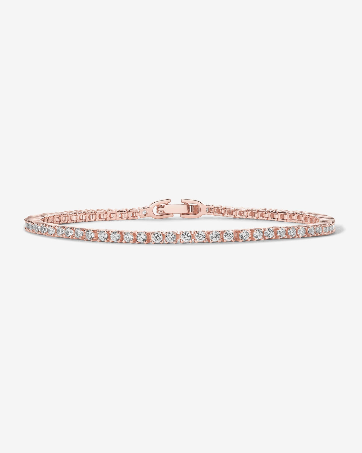 Dainty Round Cubic Zirconia Tennis Bracelet