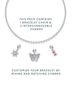 Bloom & Shine Sliding Charm Bracelet Set