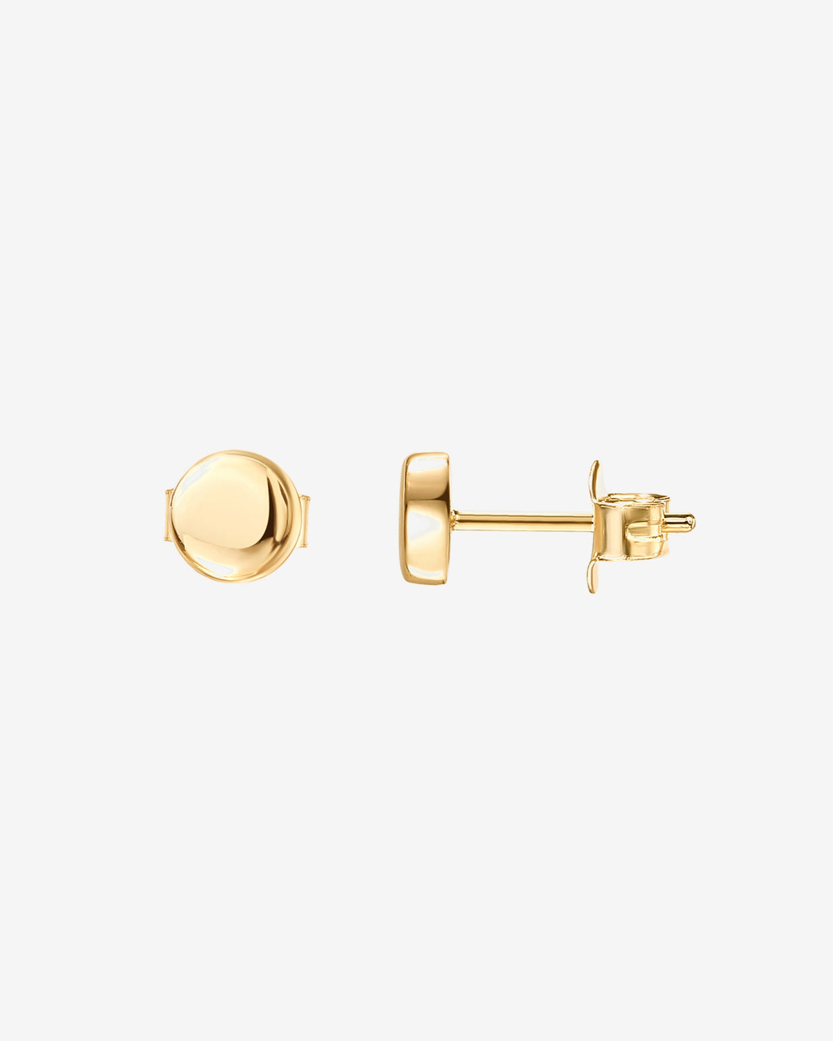 Vermeil Disc Studs