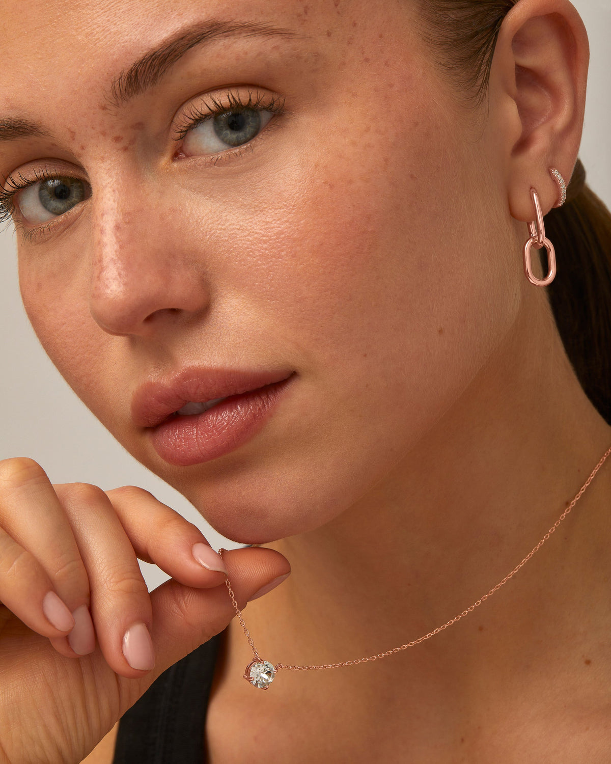Vermeil Solitaire Necklace