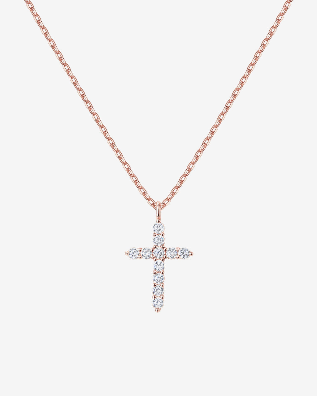 Cubic Zirconia Cross Pendant