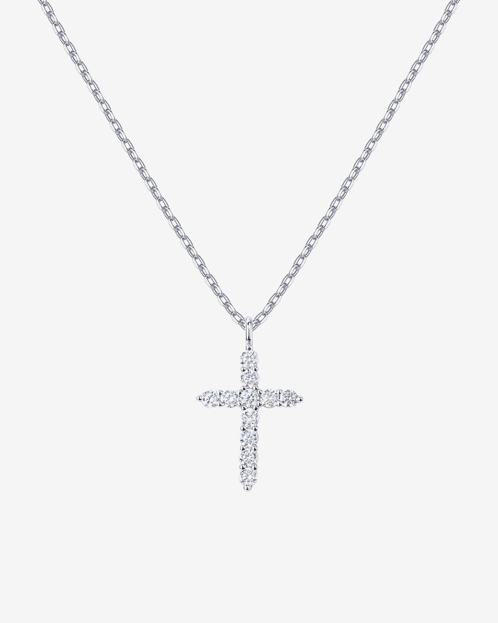 Cubic Zirconia Cross Pendant