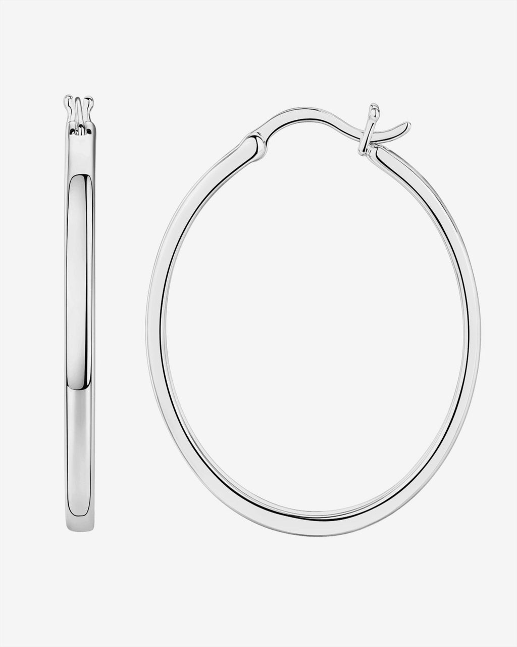 Vermeil Square Tube Hoops