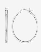 Vermeil Square Tube Hoops