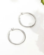 Vermeil Square Tube Hoops