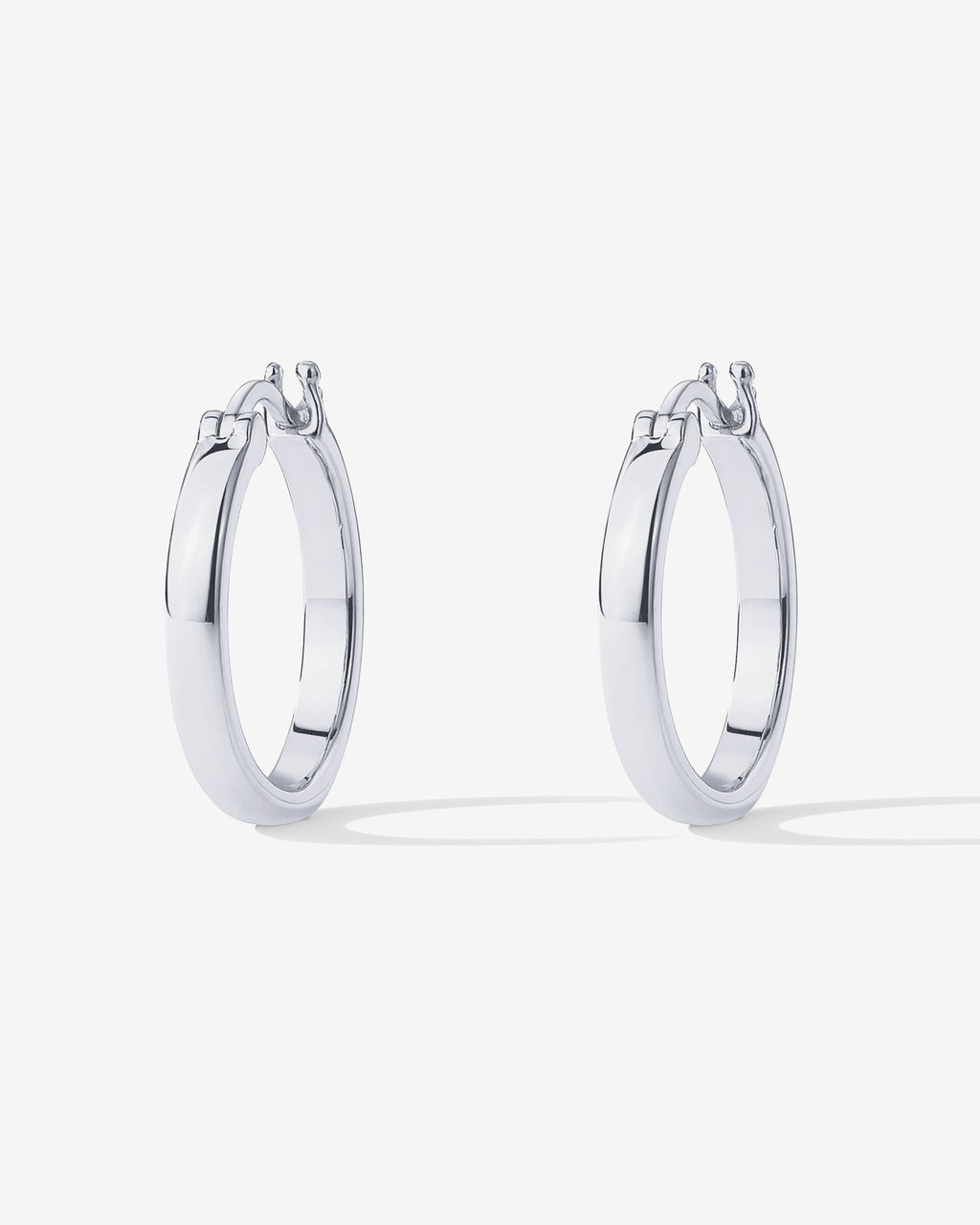 Vermeil Square Tube Hoops