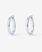 Vermeil Square Tube Hoops