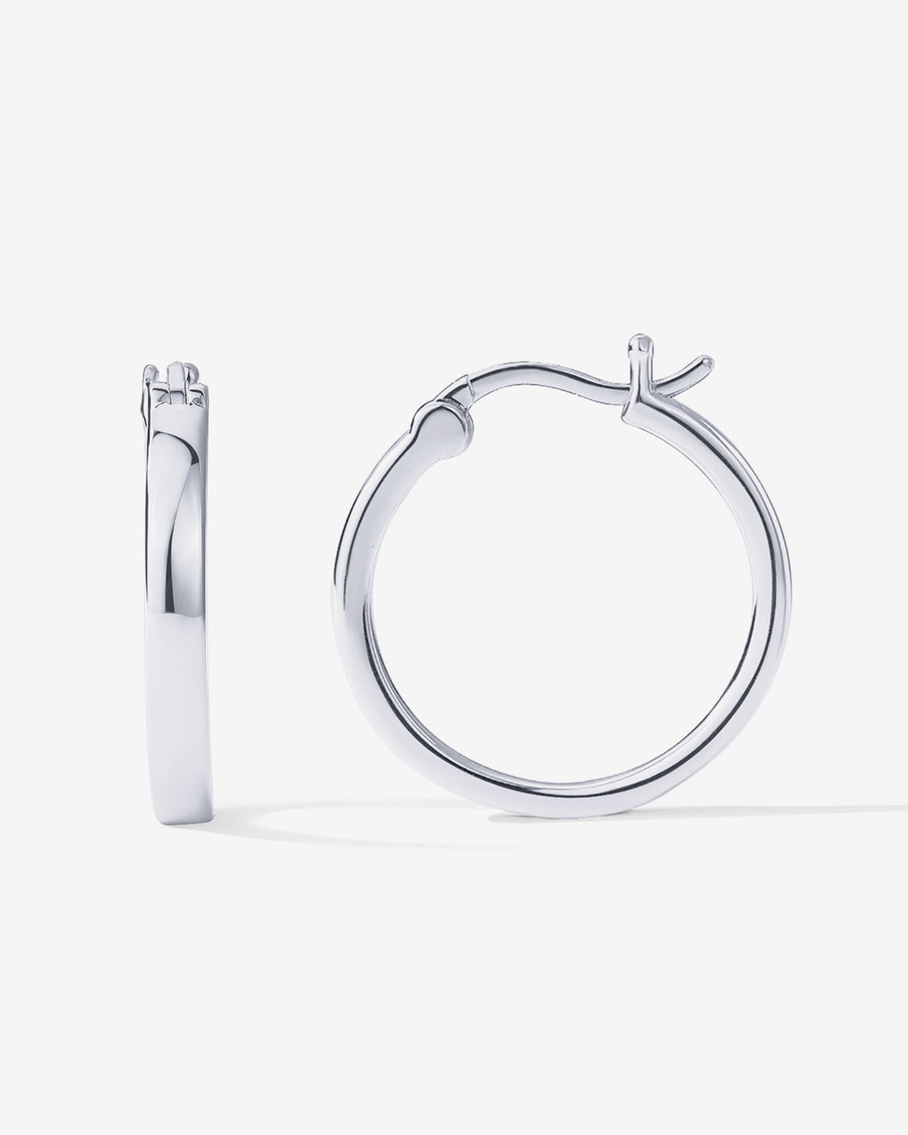 Vermeil Square Tube Hoops