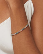 Medium Colored Cubic Zirconia Tennis Bracelet