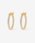 Vermeil Slim Inside-Out Hoops