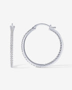Vermeil Slim Inside-Out Hoops