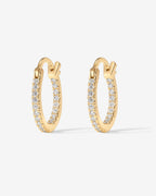 Vermeil Slim Inside-Out Hoops