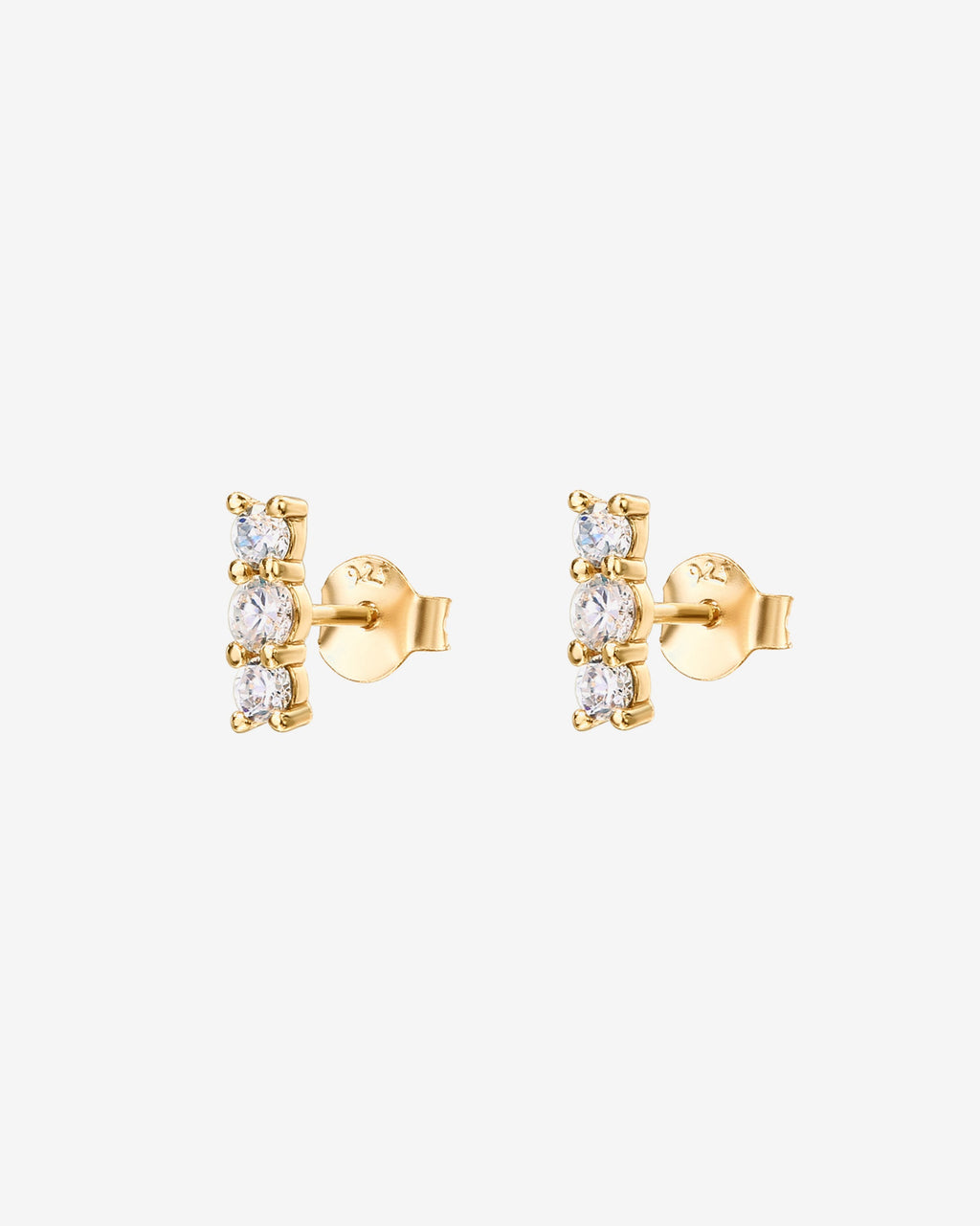 Vermeil Eva Studs