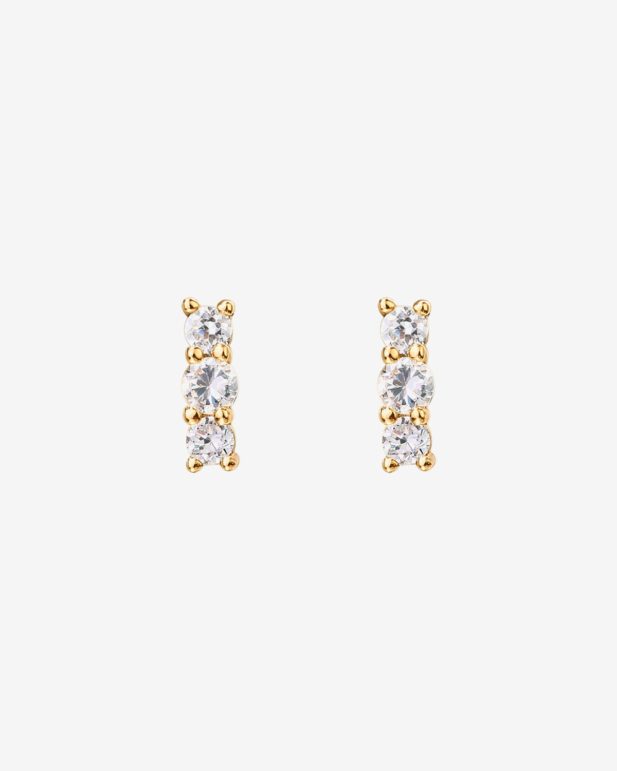 Vermeil Eva Studs