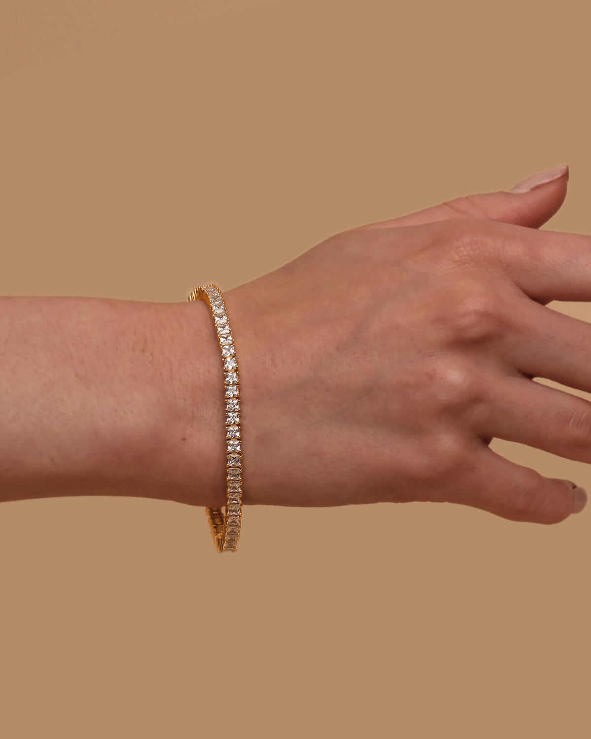 Princess Cut Tennis Bracelet