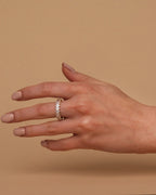 Oval Eternity Band