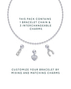 Charm Stack Era Heart & Horseshoe Vibes Bracelet Set