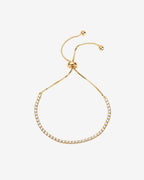 Vermeil Adjustable Tennis Bracelet