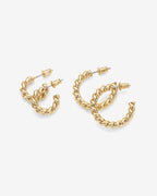 Vermeil Rope Hoops