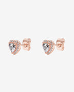 Heart Halo Studs