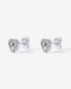 Heart Halo Studs