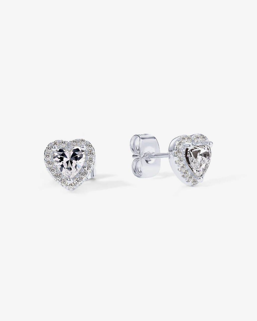 Heart Halo Studs