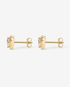 Heart Halo Studs