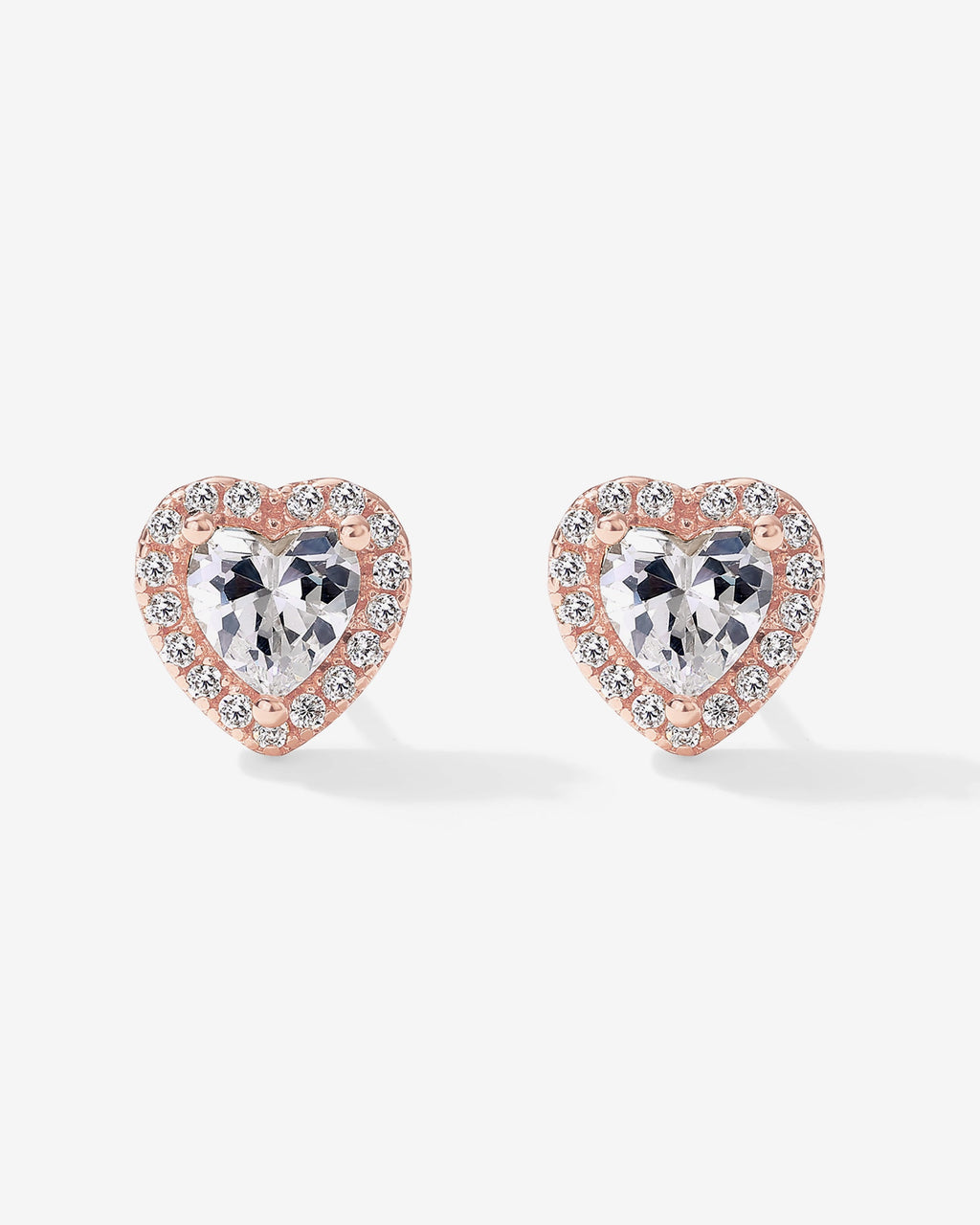 Heart Halo Studs