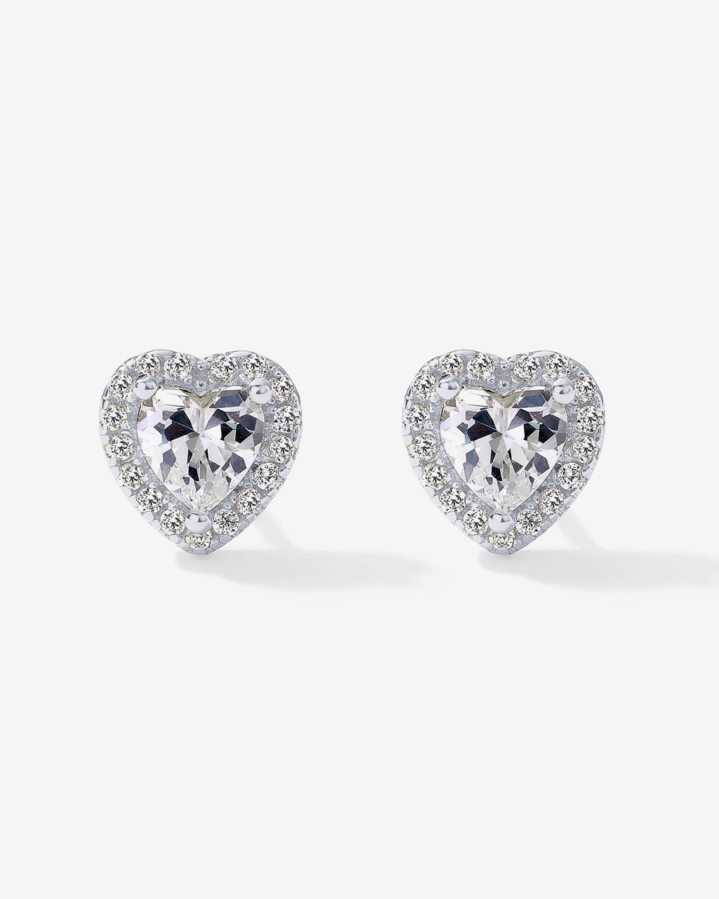 Heart Halo Studs