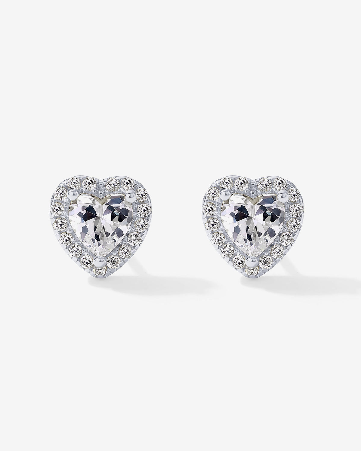 Heart Halo Studs