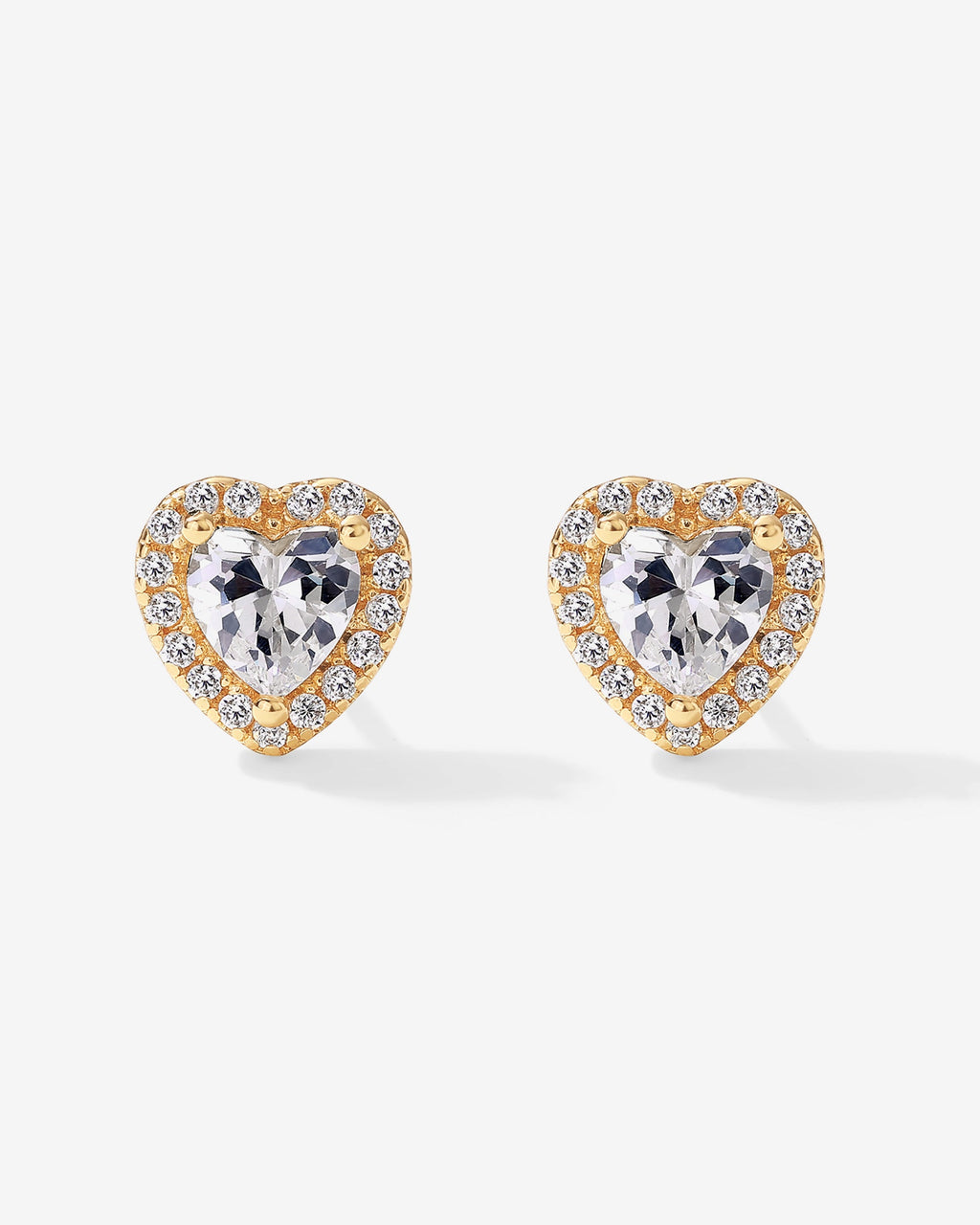 Heart Halo Studs