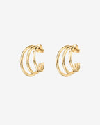 Vermeil Echo Hoops