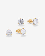 Three Prong Round Studs