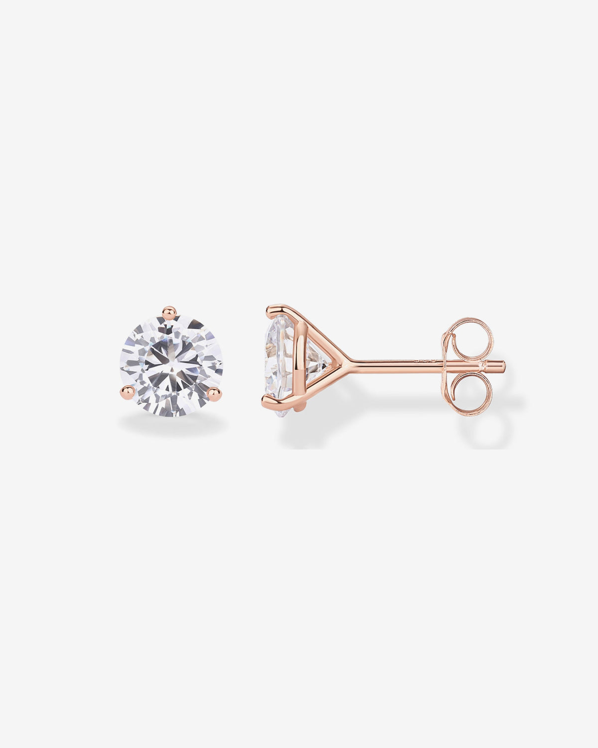 Three Prong Round Studs