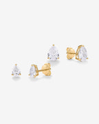 Pear Studs