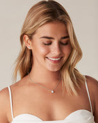 Princess Cut Pendant Necklace