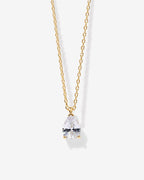 Dainty Pear Pendant Necklace