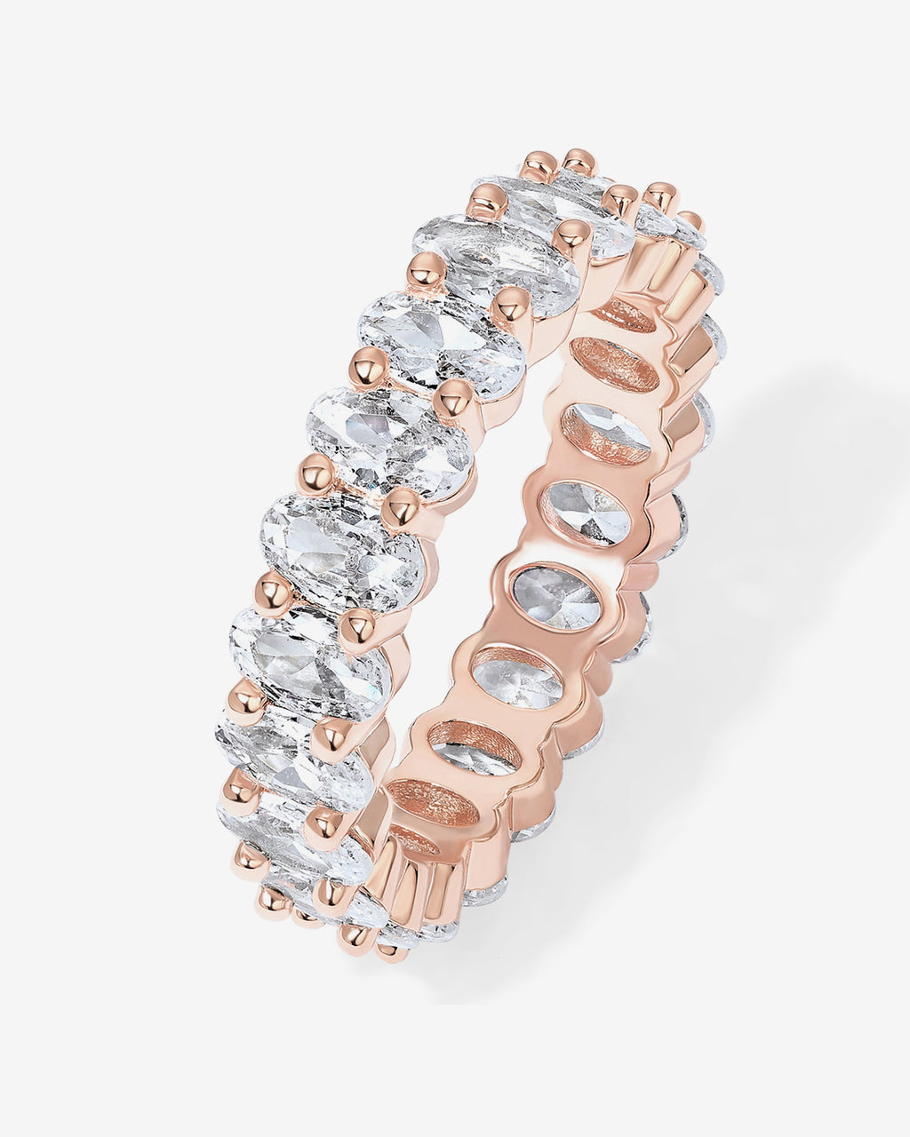 Oval Eternity Band Ring