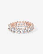 Oval Eternity Band Ring