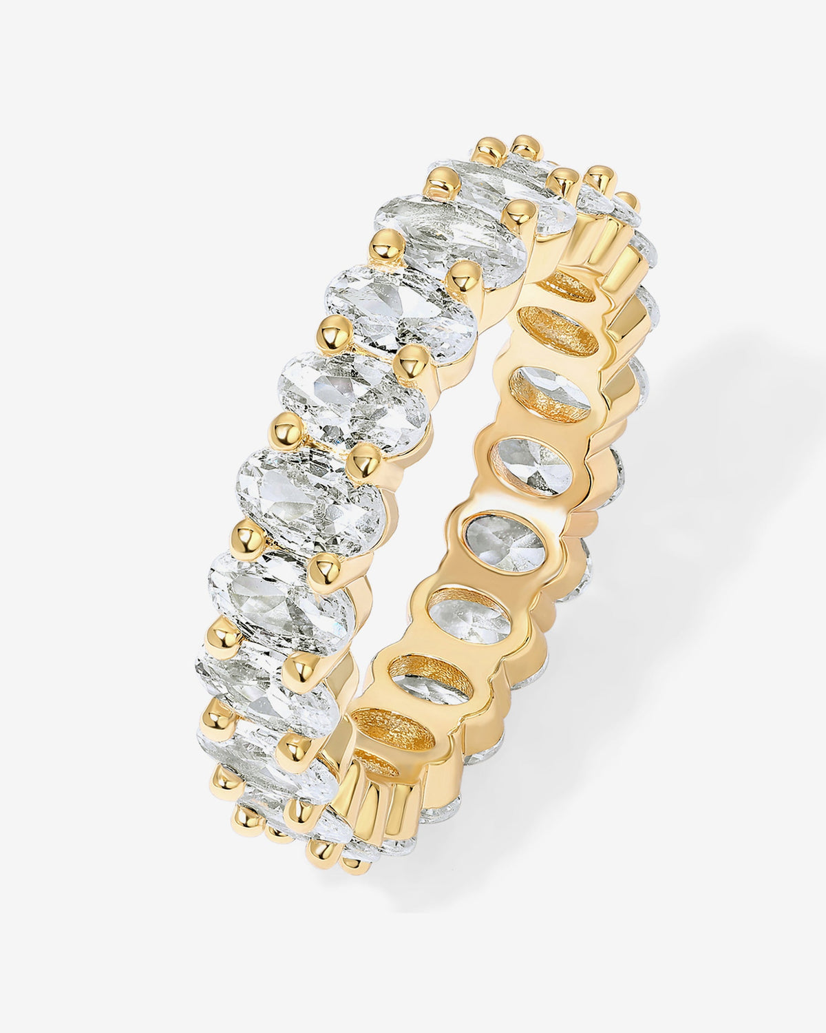 Oval Eternity Band