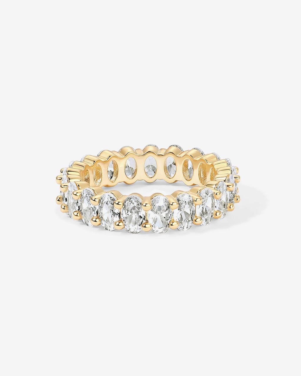 Oval Eternity Band Ring