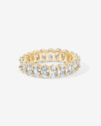 Oval Eternity Band Ring