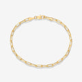 Vermeil Paperclip Chain Bracelet