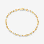 Vermeil Paperclip Chain Bracelet