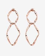 Hammered Infinity Hoop