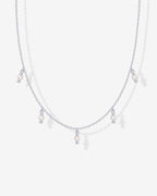 Shell Pearl Chain Necklace