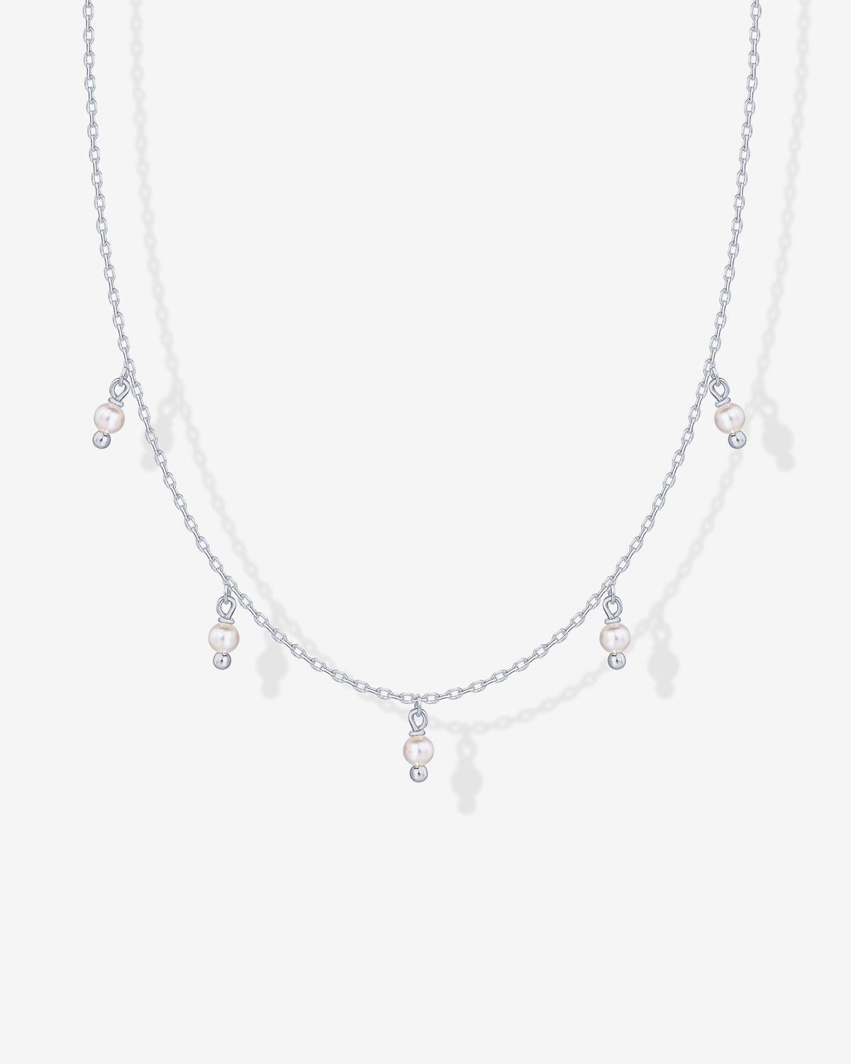 Shell Pearl Chain Necklace
